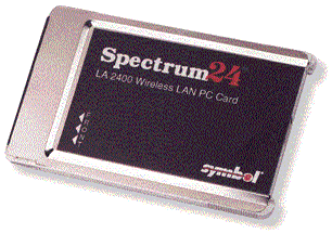 Symbol Spectrum24 LA-302T-100-1C 2Mbits PCMCIA Wireless Lan Karte Wifi 5V 